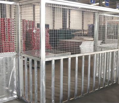 Football Cage Round corner