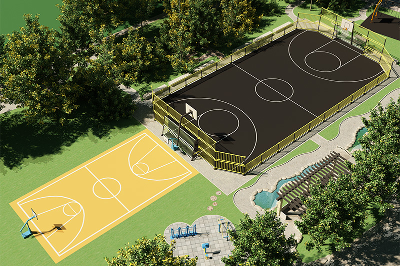 Mult Use Sports Area